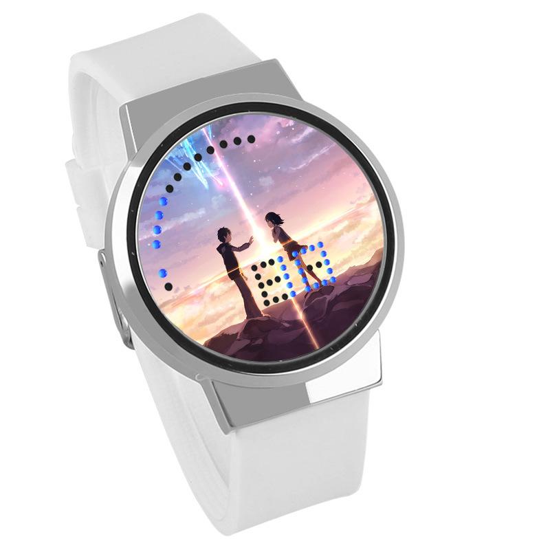 Waterproof Luminous LED Digital Touch Children watch  - Your Name #52