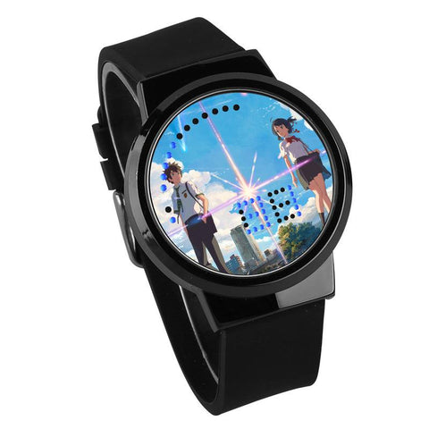 Waterproof Luminous LED Digital Touch Children watch  - Your Name #56