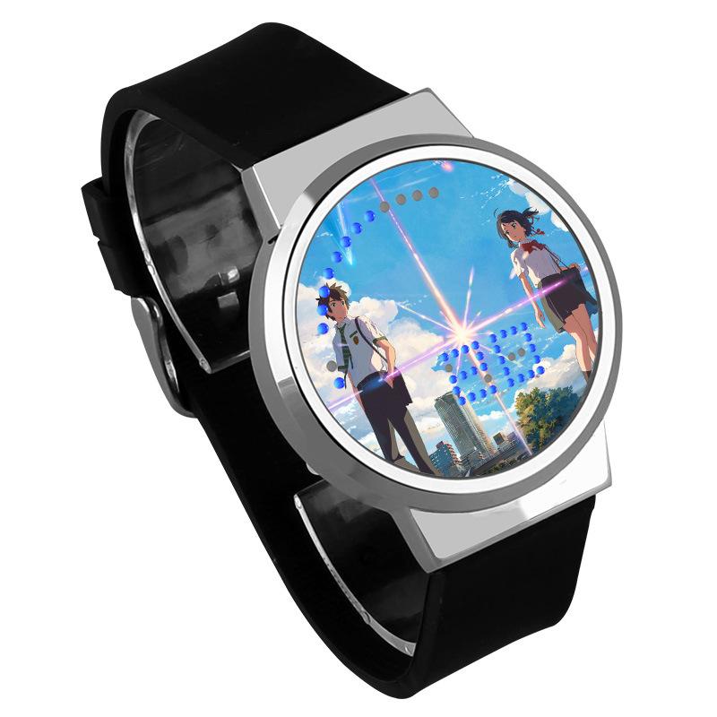 Waterproof Luminous LED Digital Touch Children watch  - Your Name #57