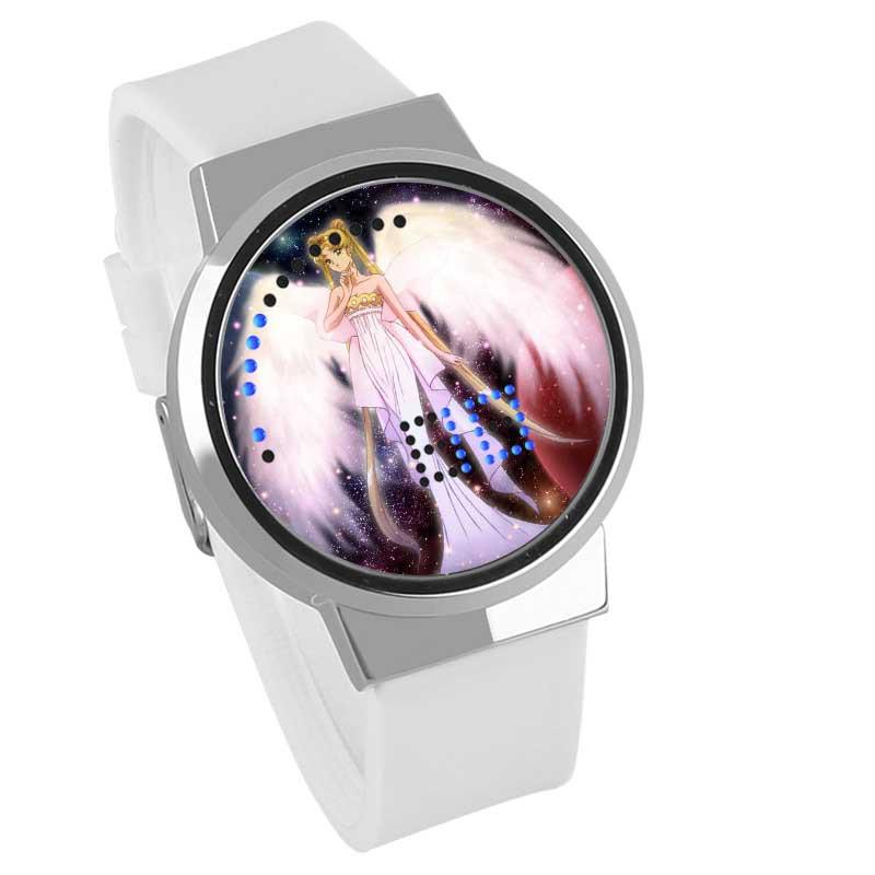 Waterproof Luminous LED Digital Touch Children watch  - Sailor Moon #13