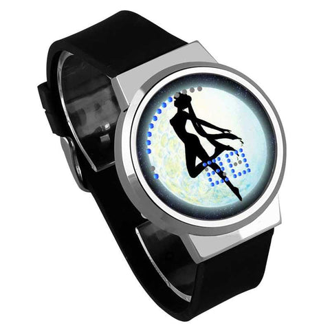 Waterproof Luminous LED Digital Touch Children watch  - Sailor Moon #18