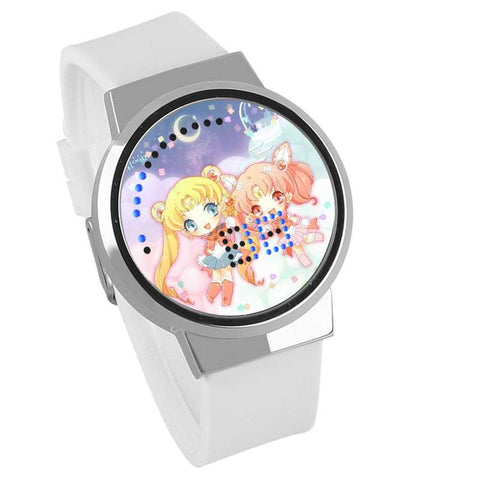 Waterproof Luminous LED Digital Touch Children watch  - Sailor Moon #28