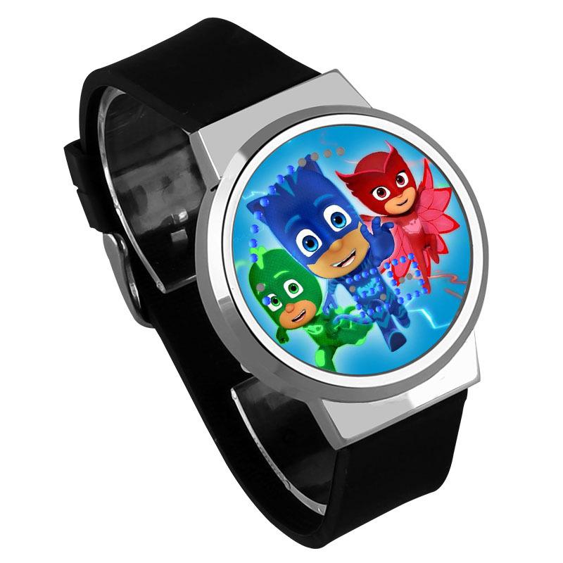 Waterproof Luminous LED Digital Touch Children watch  - PJ Masks #21