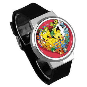 Waterproof Luminous LED Digital Touch Children watch  - Pokemon #12