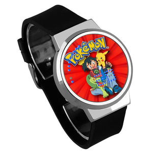 Waterproof Luminous LED Digital Touch Children watch  - Pokemon GO #12