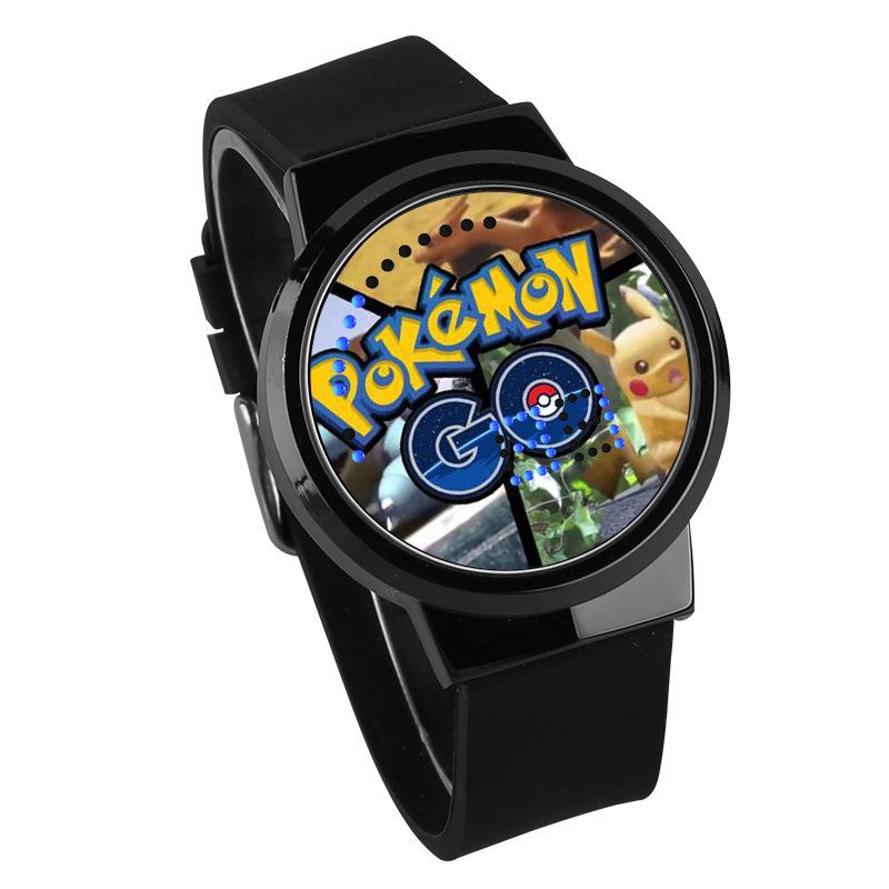 Waterproof Luminous LED Digital Touch Children watch  - Pokemon GO #17