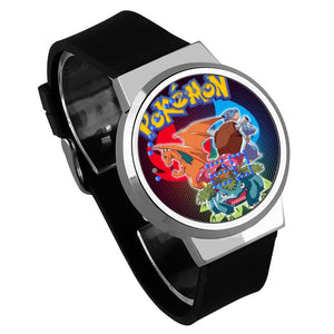 Waterproof Luminous LED Digital Touch Children watch  - Pokemon GO #15