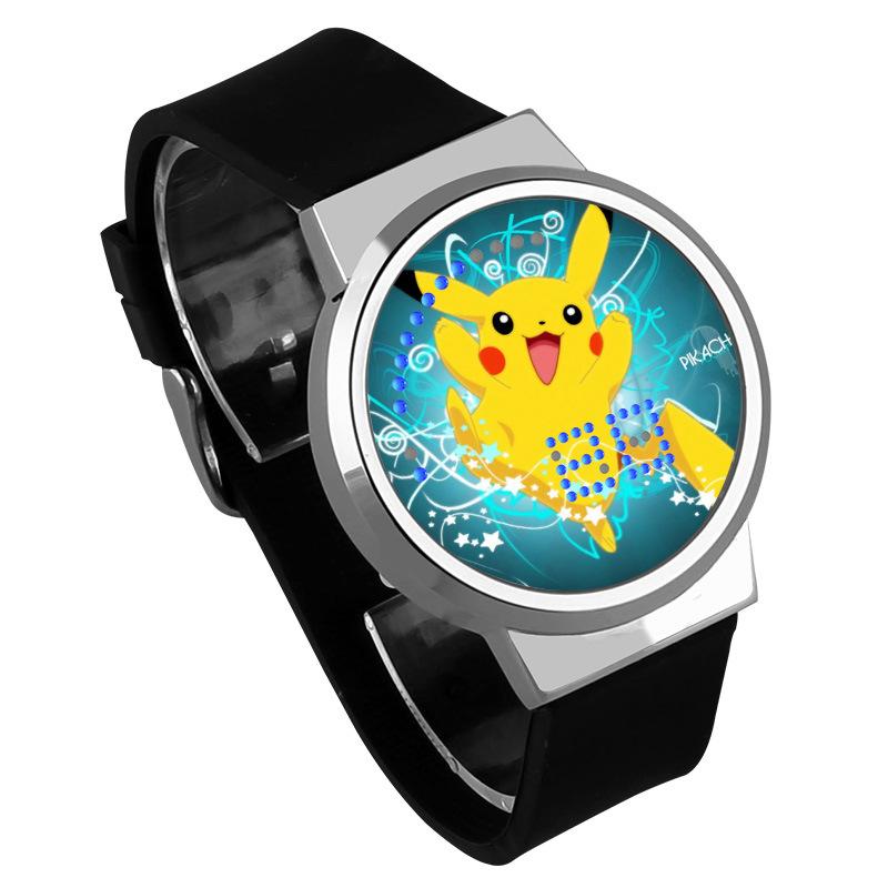 Waterproof Luminous LED Digital Touch Children watch  - Pokemon GO #33