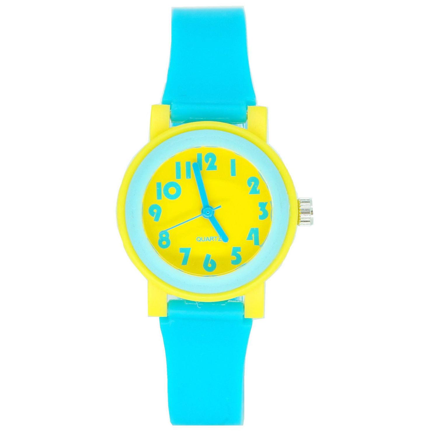 Waterproof Luminous LED Digital Touch Children watch  - yellow