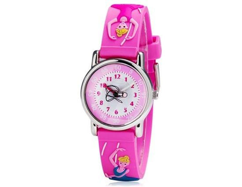 Waterproof Luminous LED Digital Touch Children watch  - Pink