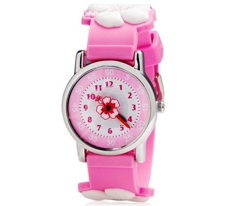 Waterproof Luminous LED Digital Touch Children watch  - Pink