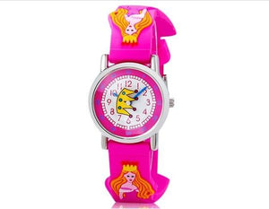 Waterproof Luminous LED Digital Touch Children watch  - Pink