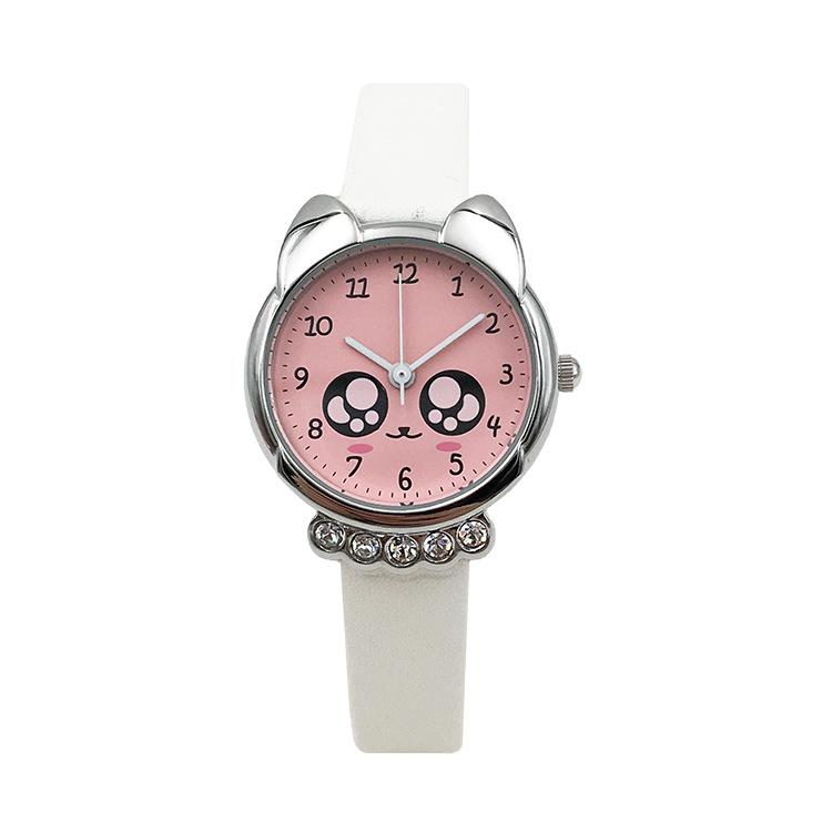 Waterproof Luminous LED Digital Touch Children watch  - White