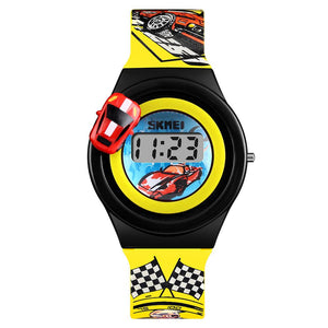 Waterproof Luminous LED Digital Touch Children watch  - yellow