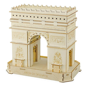 Develop kids intelligence Wooden 3D Puzzle 95 pieces - Arc de Triomphe in Paris