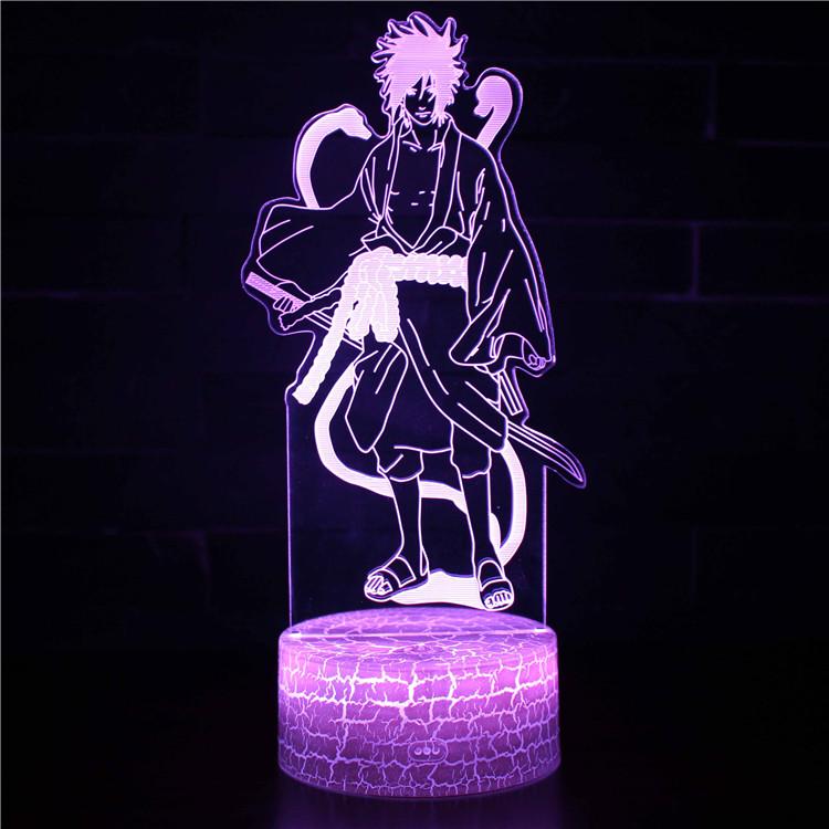 3D Touch Light Night 7 colors remote control - Naruto #258