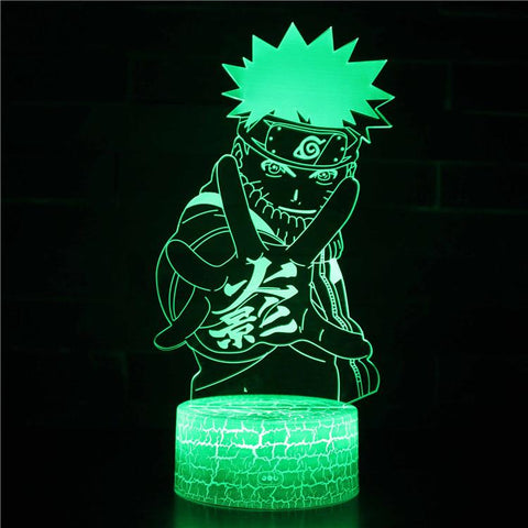 3D Touch Light Night 7 colors remote control - Naruto #174