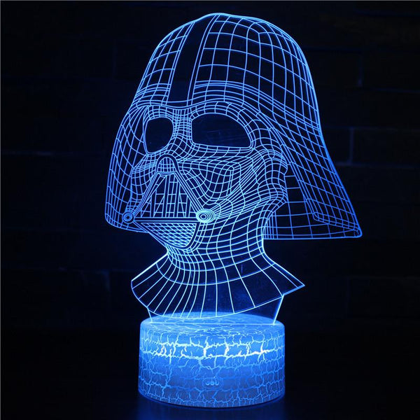 3D Touch Light Night 7 colors remote control - Star Wars #196