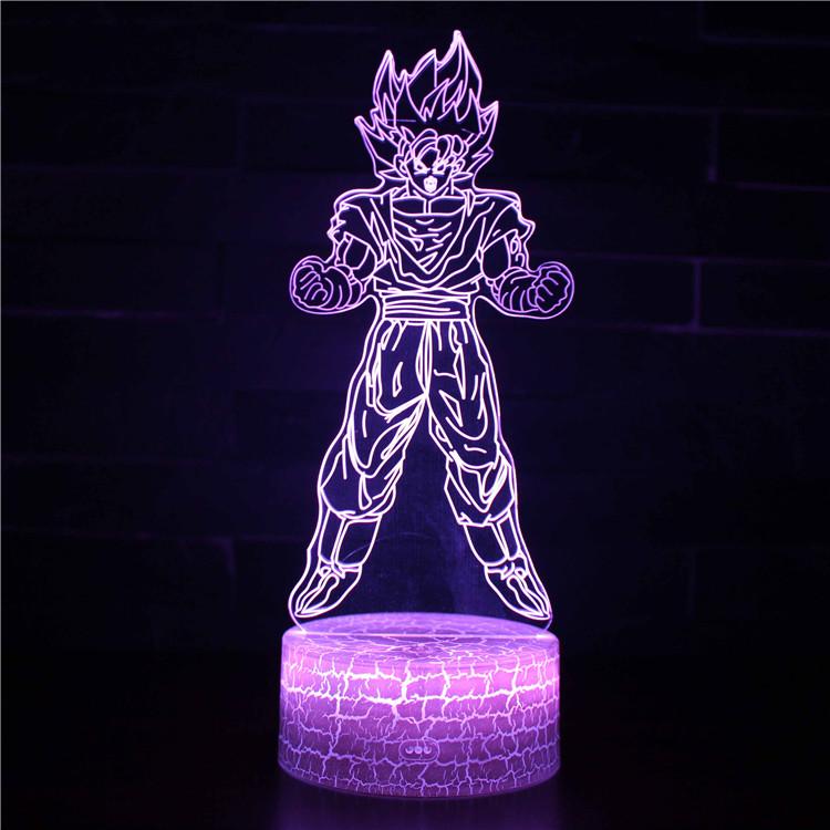 3D Touch Light Night 7 colors remote control - Dragon Ball #85