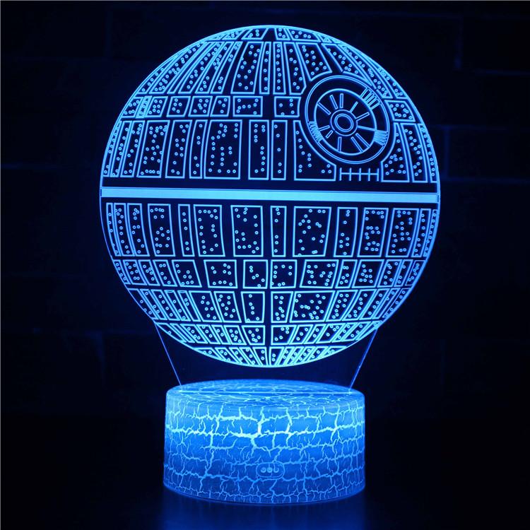 3D Touch Light Night 7 colors remote control - Star Wars #184