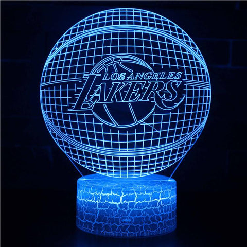 3D Touch Light Night 7 colors remote control - NBA #384