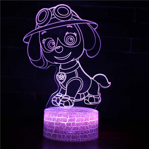 删除3D Touch Light Night 7 colors remote control - PAW Patrol #614