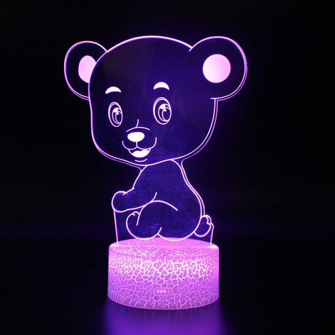 3D Touch Light Night 7 colors remote control - Care Bears #818