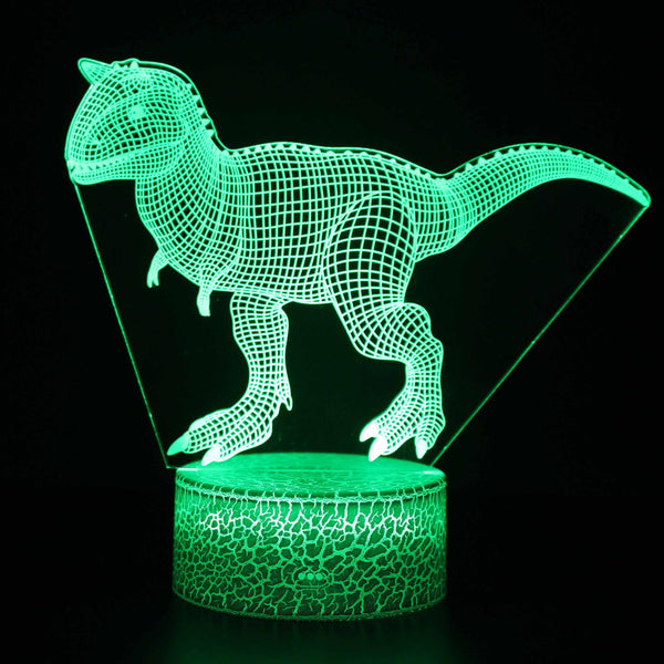 3D Touch Light Night 7 colors remote control - Dinosaur #989