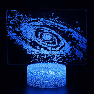 3D Touch Light Night 7 colors remote control - Globe #1337