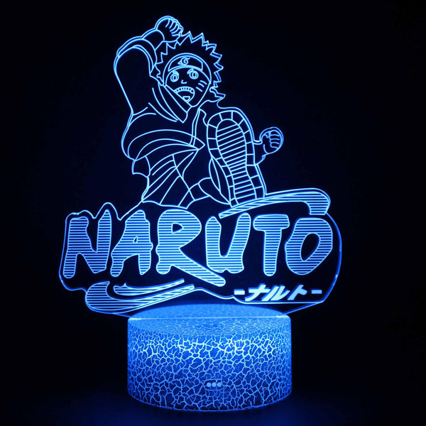 3D Touch Light Night 7 colors remote control - Naruto #1671