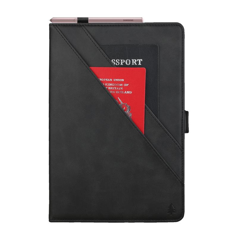 Leather Anti-fall case for Samsung Galaxy Tab S3 9.7 T820 T825 black
