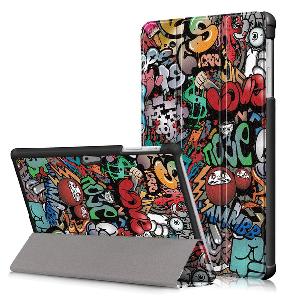 Case Ultra-thin smart folio case for Surface Go Graffiti