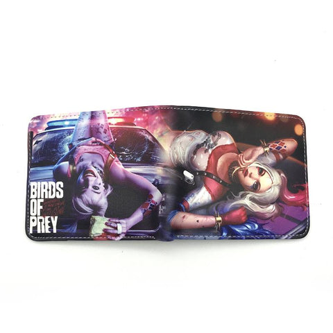 PU leather Coin Purse Cartoon anime wallet - Birds of Prey #499