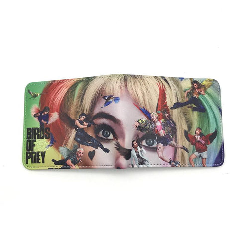 PU leather Coin Purse Cartoon anime wallet - Birds of Prey #497