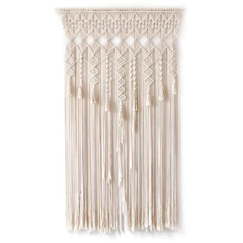 Home Decor Decals Boho Tapestry Wall Hanging Macrame Woven Door Curtain Divider Hanging Dream Catche