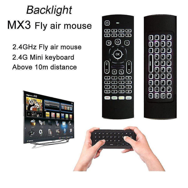 Remote controls mx3 air mouse google voice remote control ir learning gyro sensor 2.4G rf wireless keyboard for