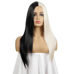 Women's Wig Fashion Women's Mid-Length Long Straight Wig Head Cover