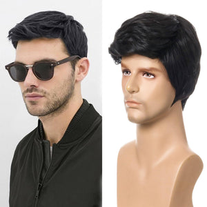 Fashion Wig Short Hair Men Synthetic Wigs