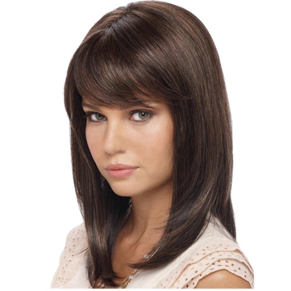 Women's Wig Women's Fashion Side Bangs Short Curly Hair