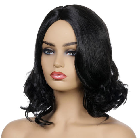 Women's Wig Women's Realistic Short Curly Hair Chemical Fiber Hair Cover