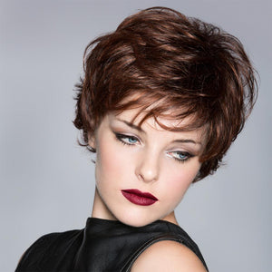 Women's Wig Women's Fashion Realistic Natural Chemical Fiber Short Curly Hair Head Cover