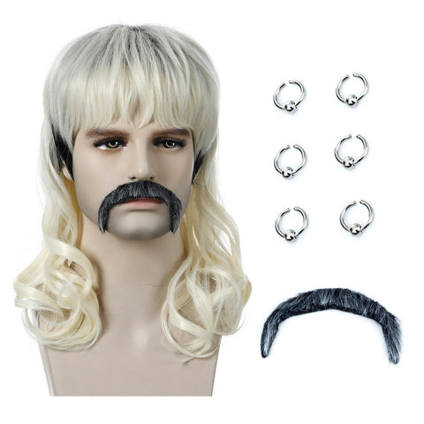 Tiger King Wig Joe Exotic European and American Style Wig Men's Synthetic Wigs