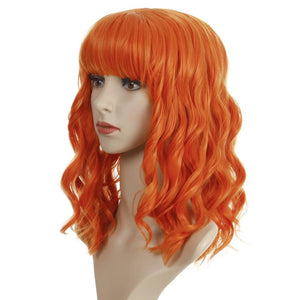 Women's Wig Women's Short Curly Hair Bangs Synthetic Wigs Wig