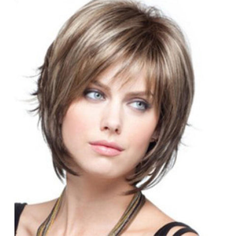 Women's Wig Women's Fashion Realistic High-Temperature Fiber Short Micro Curly Hair