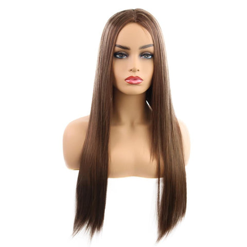 Women's Wig Role-Playing Wig Female Fashion Face Trimming Mid-Length Straight Hair