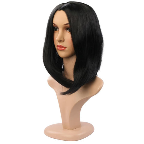 Women's Wig Women's Medium Short Hair Wave Bob Haircut Chemical Fiber Hair Cover