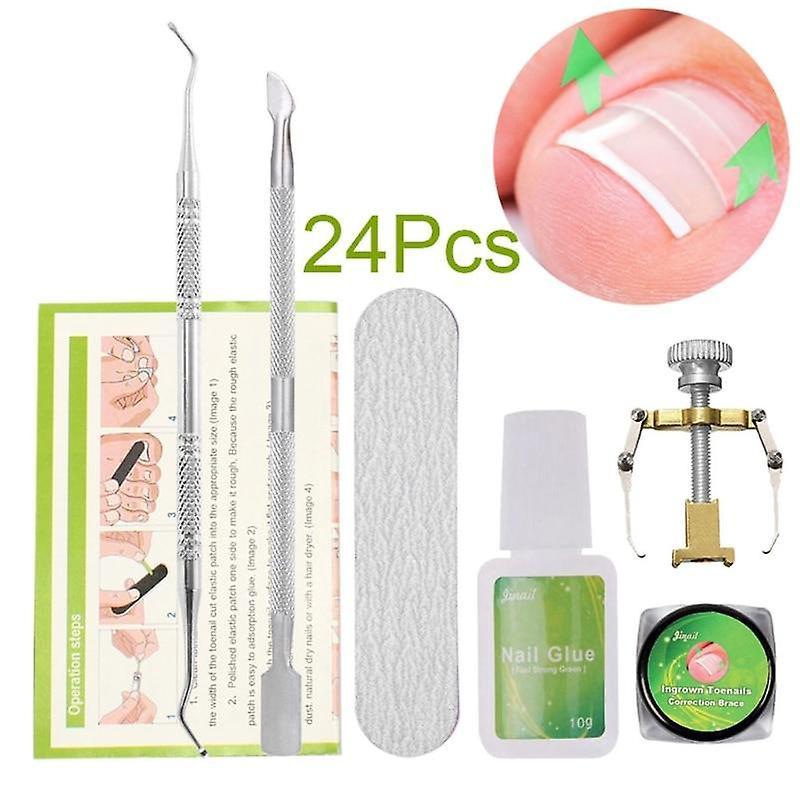 Nail Drill Accessories Professional 6Pcs/Set Ingrown Straightening Patch Foot Care Kit Nail Correcto