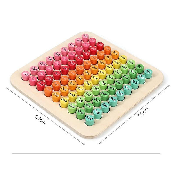 Interlocking Blocks Children's Math Toys Montessori Educational Wooden Toys Multiplication Table Boa