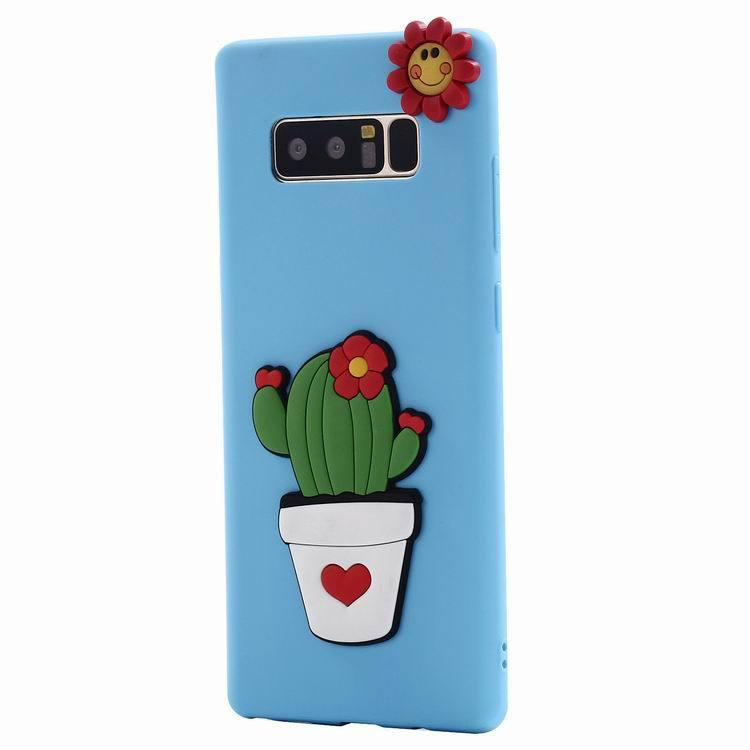 3D silicone case for Samsung Galaxy S9 - Multicolored (#2)