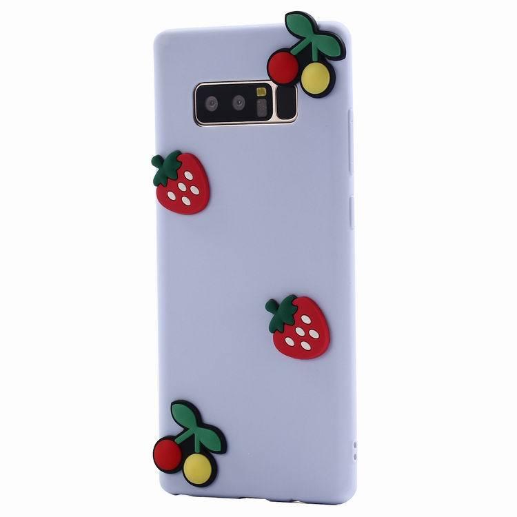 3D silicone case for Samsung Galaxy Note 8 - Multicolored (#5)